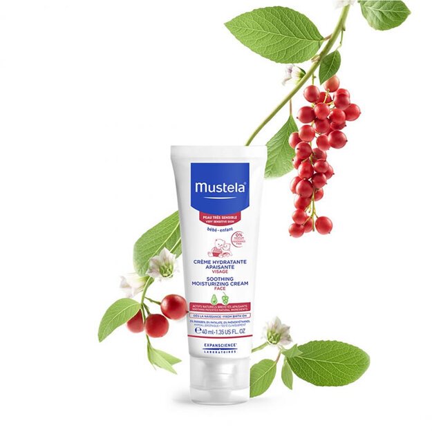 Mustela BĆ©bĆ© Soothing Moisturizing Face Cream 40 ml