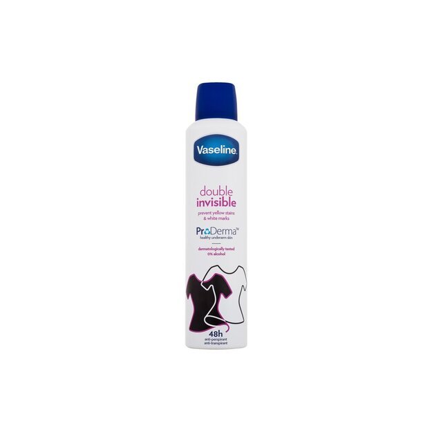 Antiperspirantas Vaseline Double Invisible 250 ml