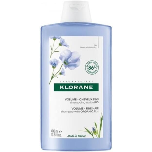 KLORANE ORGANIC Flax Volume Shampoo 400 ml