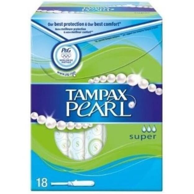 TAMPAX PEARL tampon super 18 uds