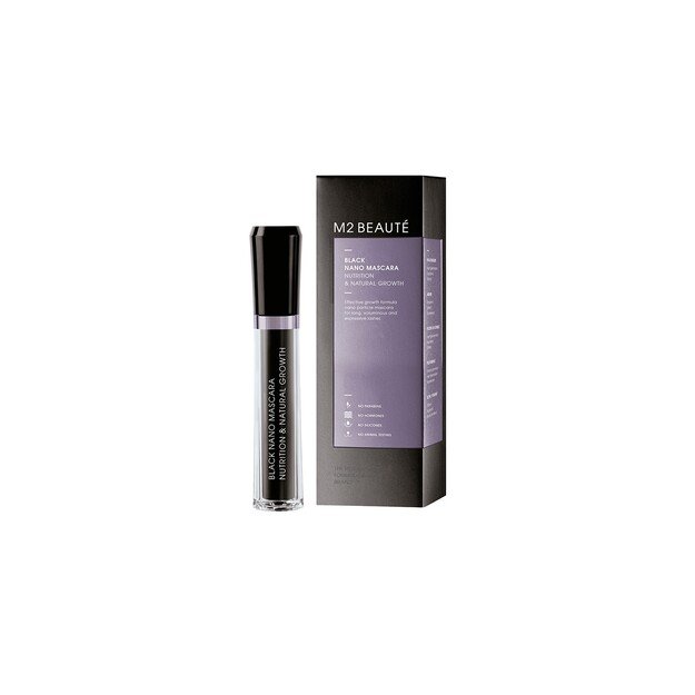 Black Nano Mascara Nutrition & Natural Growth 01