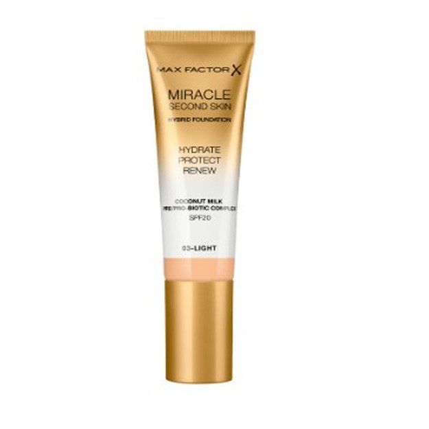 MIRACLE TOUCH second skin found.SPF20 #3-light 30 ml