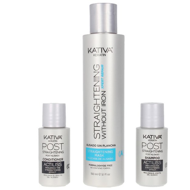 Keratin Anti-Frizz Smoothing Without Iron Repair Tips Set 3 Pieces