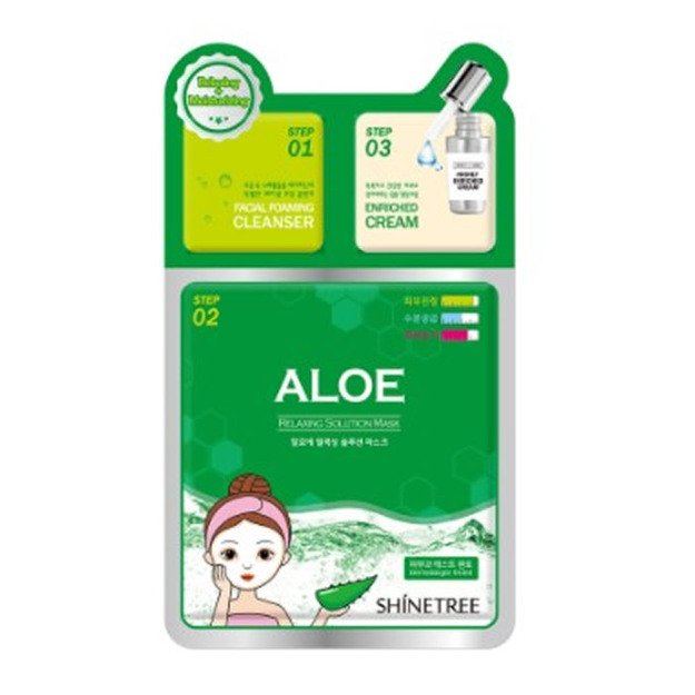 Aloe Relaxing Solution Mask 3 Steps 28ml