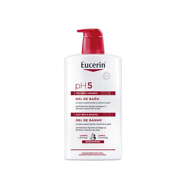 Eucerin pH5 Waslotion Pomp Gel Gevoelige Huid 1000ml