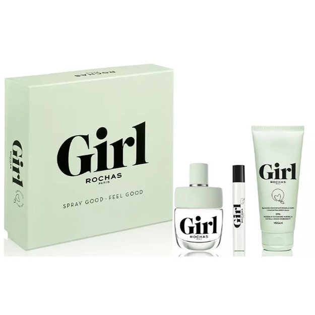 Rochas Girl EDT 100 ml + EDT MINI 7.5 ml + Body Balm 100 ml (woman)