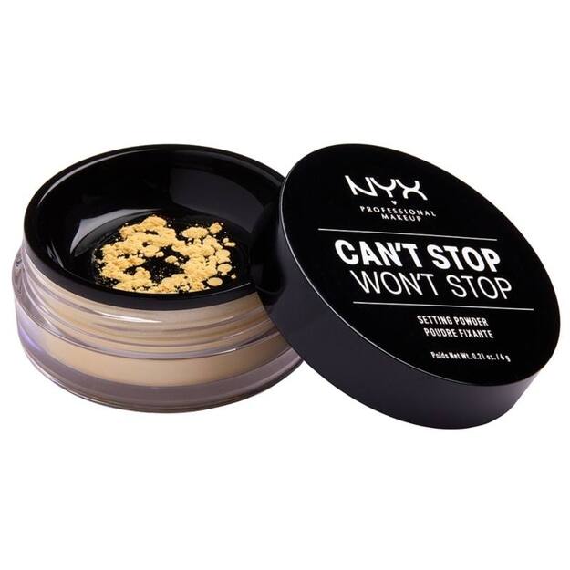 NYX Can't Stop Won't Stop Setting Powder 6g - Banana