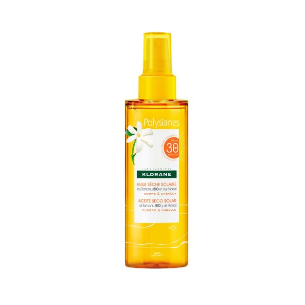 POLYSIANES MONOĆĀ¸ Y TAMANU BIO aceite seco solar SPF30 200 ml