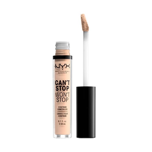 Nyx CanĆ‚Ā´t Stop WonĆ‚Ā´t Stop Full Coverage Contour Concealer Light Ivory 3