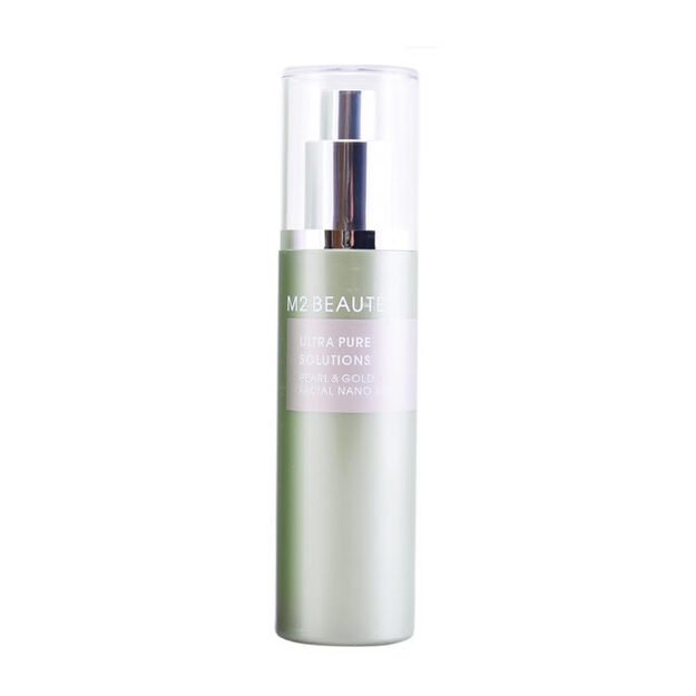 M2 BeautĆ© Ultra Pure Solutions Pearl & Gold Facial Nano Spray 75ml