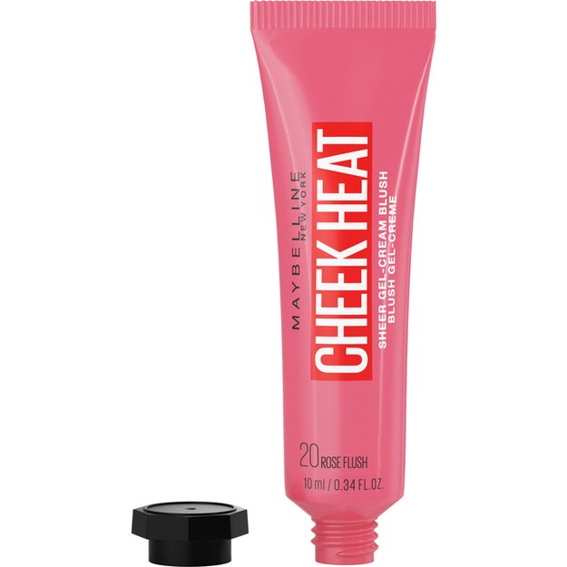 CHEEK HEAT sheer gel-cream blush #20-rose flash 10 ml