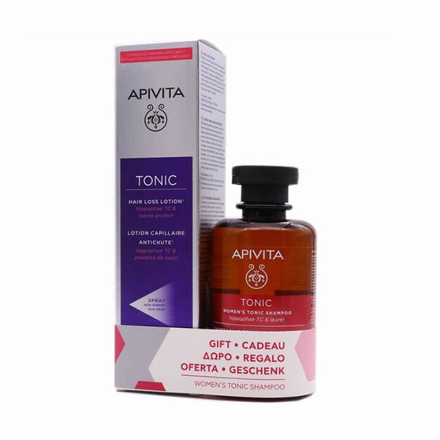 Apivita Set Tonic Hair Loss Lotion  + Shampoo