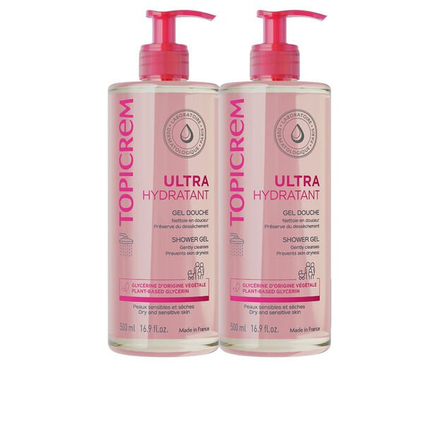 Topicrem UH gel limpiador suave pack 2x500ml