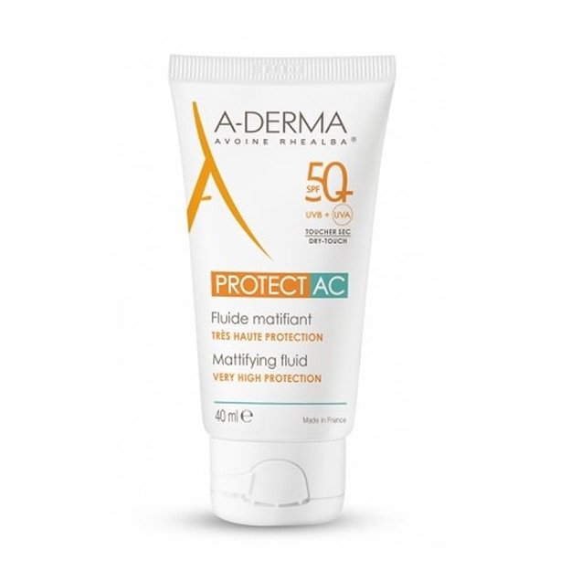 A-derma Protect Ac Fluide Matifiant Spf50 + 40ml