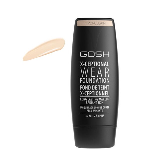 Gosh X-Ceptional Wear Foundation Long Lasting Makeup 11 Porcelai 35ml