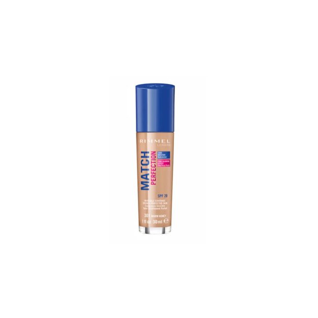 Rimmel Match Perfection Foundation - 301 Warm Honey