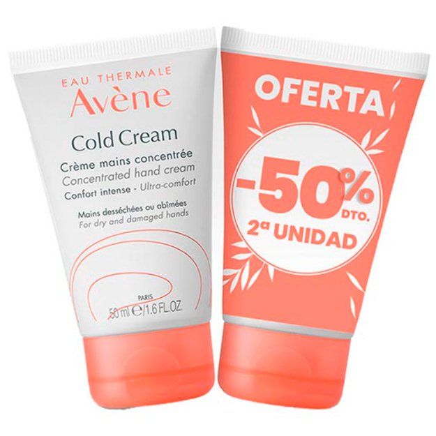 Avene cold cream mains 2x50ml