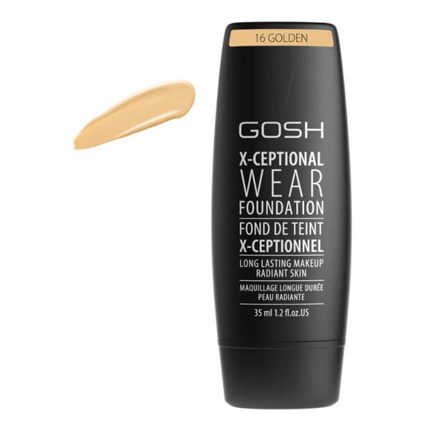 GOSH X-ceptional Wear Foundation (16 Golden) 30 ml