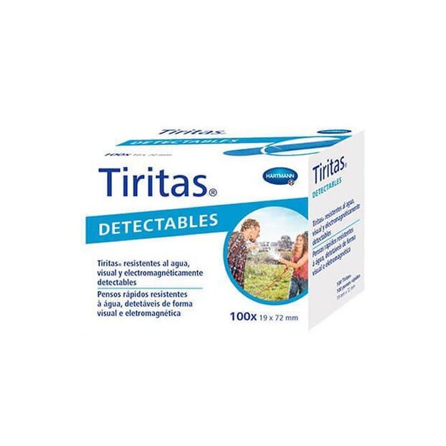 TIRITAS detectables 19x72mm 100 u