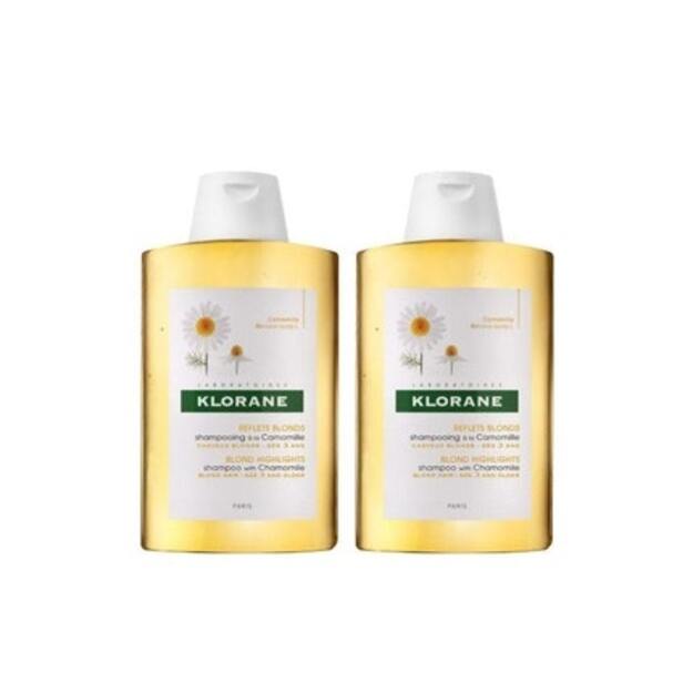 Klorane Chamomile Shampoo 2x400ml