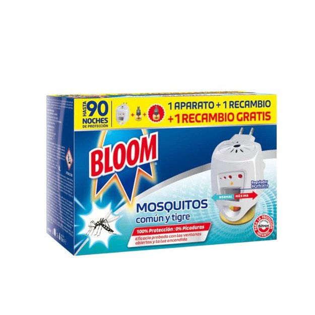 BLOOM MOSQUITOS aparato elĆĀ©ctrico + 2 recambios