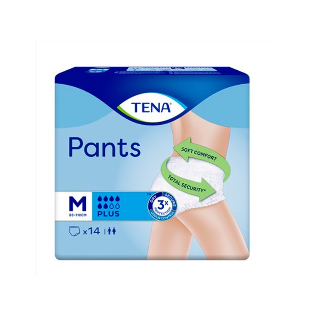 PANTS PLUS braguita incontinencia mediana 14 u