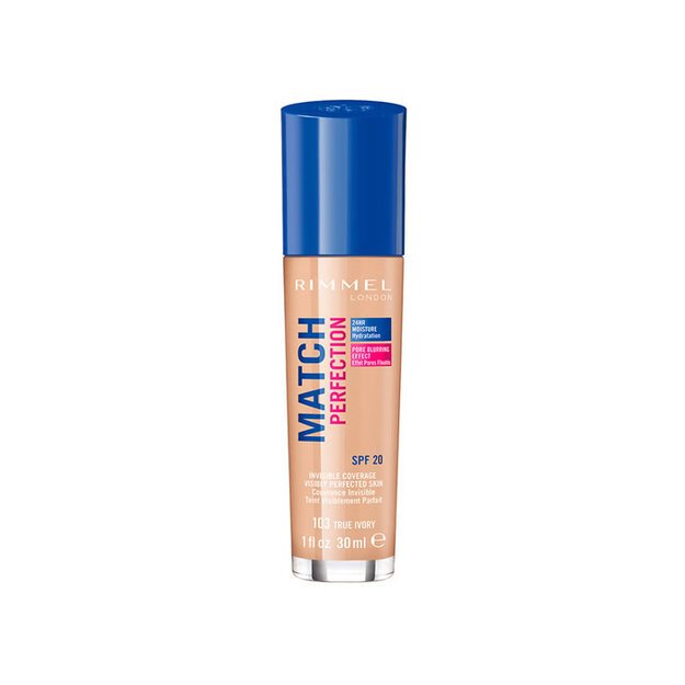 MATCH PERFECTION foundation #103-true ivory 30 ml