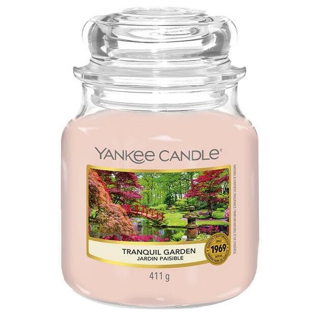 Yankee Candle Tranquil Garden Medium Jar Candle 411g