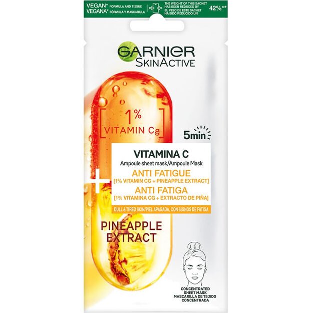 SKINACTIVE VITAMINA C mask 1 u