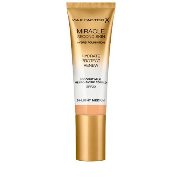 MIRACLE TOUCH second skin found.SPF20 #4-light medium