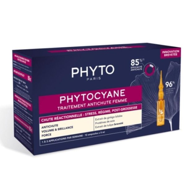 Phyto Phytocyane Reactive Hair Loss Treatment 12x5ml