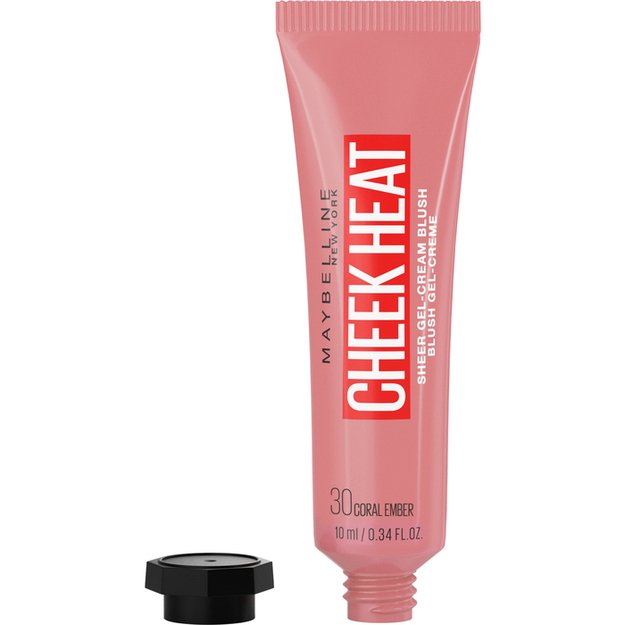 CHEEK HEAT sheer gel-cream blush #30-coral ember 10 ml