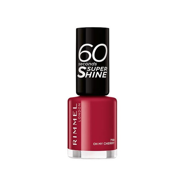 Rimmel London 60 Seconds Super Shine Nail Polish 710 Oh My Cherry