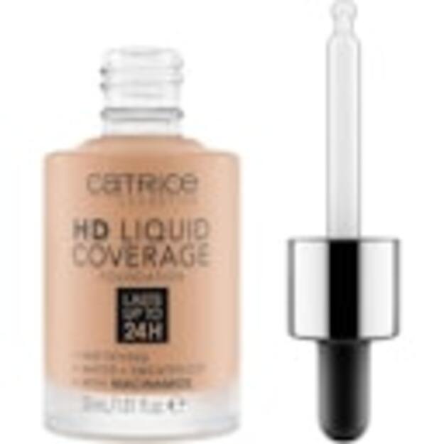 Catrice Hd Liquid Coverage Foundation Lasts Up Tp 24h 040 Warm Beige 30ml