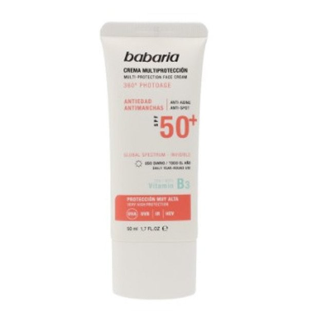 BABARIA SOL. FACIAL CREMA SFP50+ 50ML