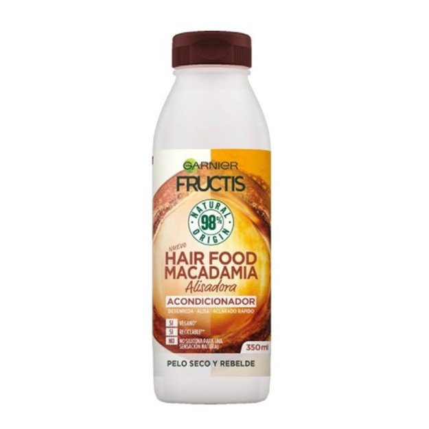 FRUCTIS HAIR FOOD macadamia suavizante alisador 350 ml