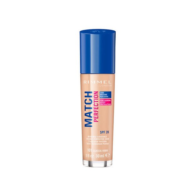 MATCH PERFECTION foundation #101-classic ivory 30 ml