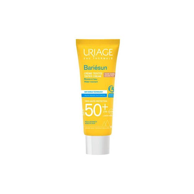 URIAGE_Bariesun krem przeciwsÅ‚oneczny tonujÄ…cy o zÅ‚otym kolorze SPF50+ 50ml