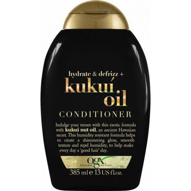 KUKUI OIL anti-frizz hair conditioner 385 ml