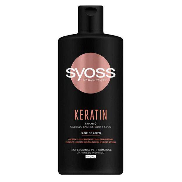 KERATIN champĆĀŗ cabello encrespado y seco 440 ml