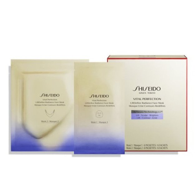 Shiseido Vital Perfection Liftdefine Radiance Face Mask 6 St