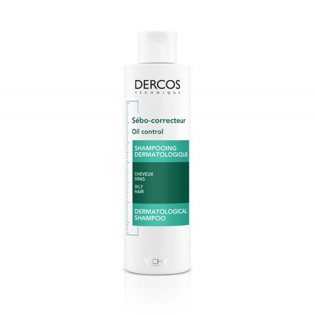 Vichy Dercos Oil Control Dermatological Shampoo 200 Ml