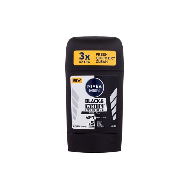 Antiperspirantas Nivea Men Invisible For Black & White 50 ml