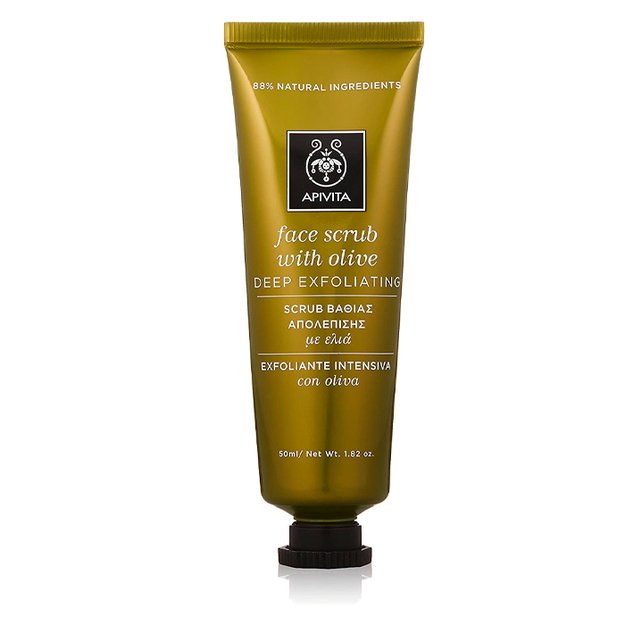 MASCARILLA FACIAL exfoliante profunda con oliva 50 ml