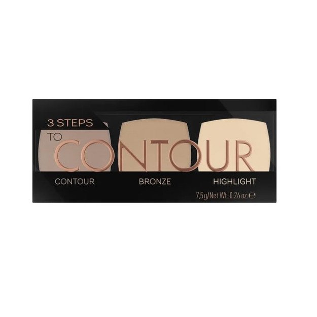 3 STEPS TO CONTOUR palette #010-allrounder 7.5 gr