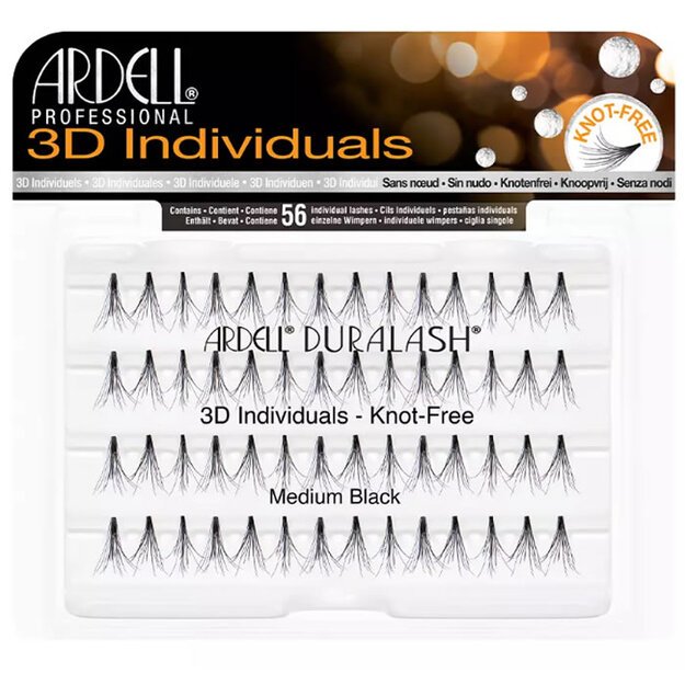 Ardell PestaĆ±as Postizas 3d Individuales Medium Black