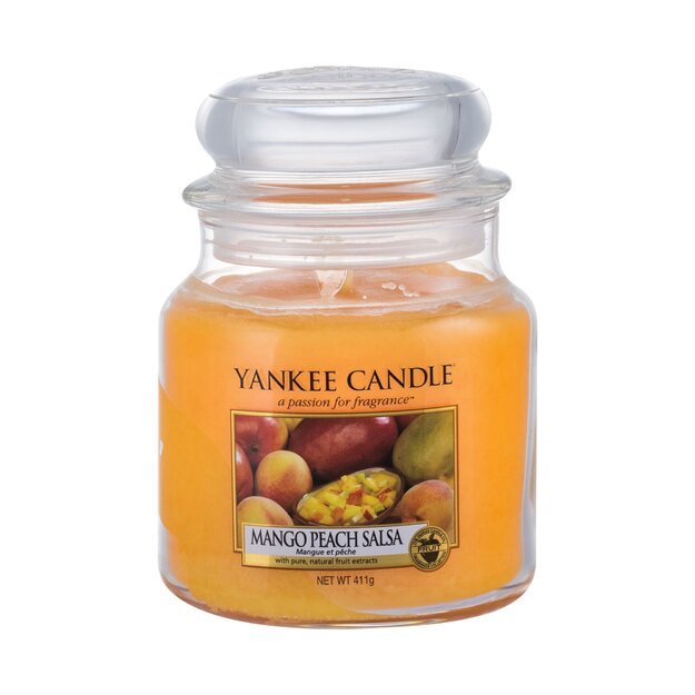 Mango Peach Salsa Medium Jar Candle 411g