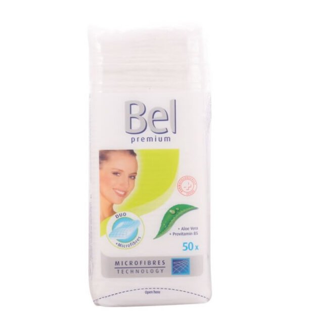 BEL PREMIUM discos cuadrados 50 pz