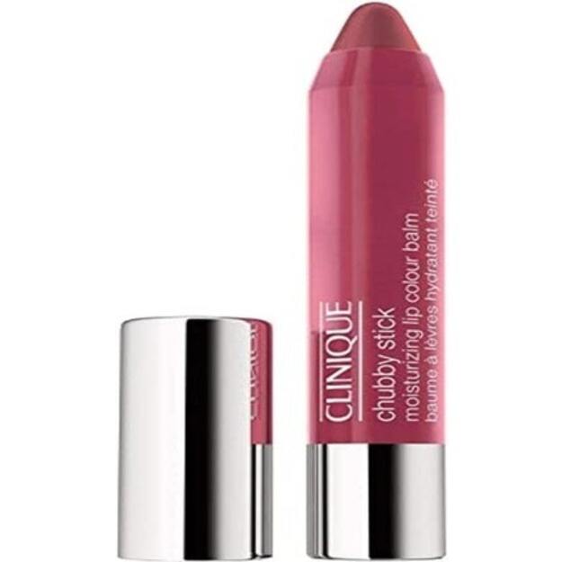 Clinique Chubby Stick Moisturizing Lip Moisturizing Lip Colour Balm 07 Super Strawberry 3 g