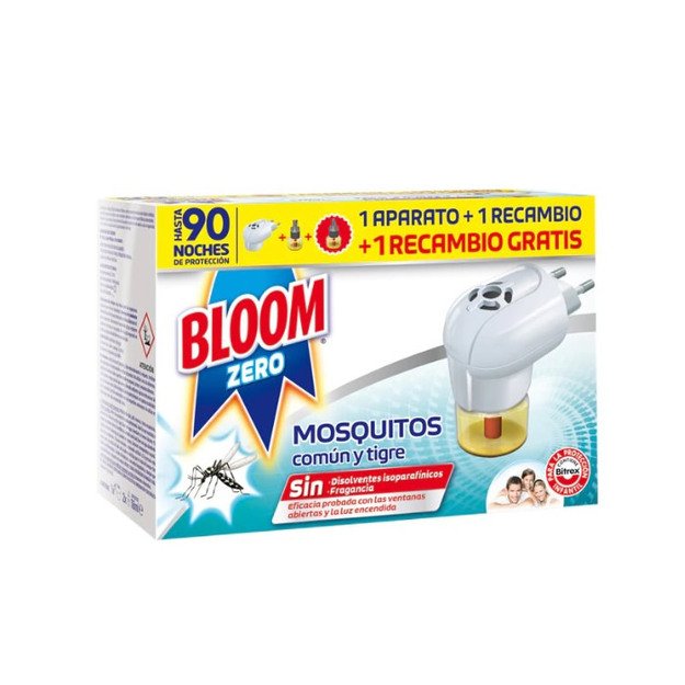 BLOOM ZERO MOSQUITOS aparato elĆĀ©ctrico + 2 recambios